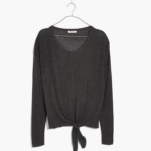 Madewell Modern Tie-Front Sweater